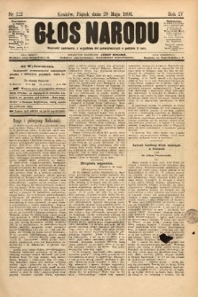 Głos Narodu. 1896, nr 122