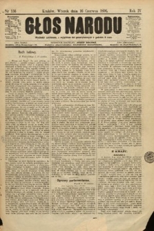 Głos Narodu. 1896, nr 136