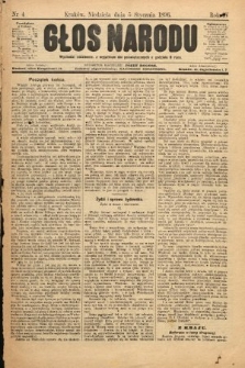 Głos Narodu. 1896, nr 4