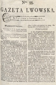 Gazeta Lwowska. 1812, nr 88