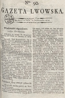 Gazeta Lwowska. 1812, nr 90