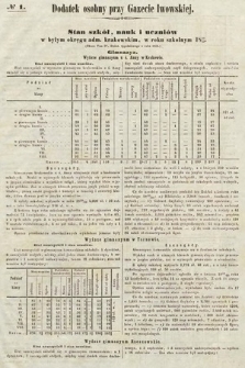 Dodatek Osobny przy Gazecie Lwowskiej. 1861, nr 1