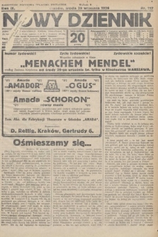 Nowy Dziennik. 1926, nr 217
