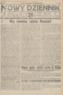 Nowy Dziennik. 1926, nr 271
