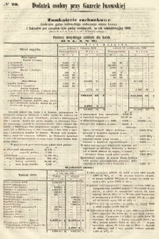 Dodatek Osobny przy Gazecie Lwowskiej. 1861, nr 20