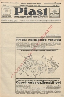 Piast : tygodnik polityczny, społeczny, oświatowy i gospodarczy, poświęcony sprawom ludu polskiego. 1938, nr 8 [2]