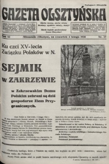 Gazeta Olsztyńska. 1938, nr 27
