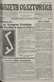 Gazeta Olsztyńska. 1938, nr 43