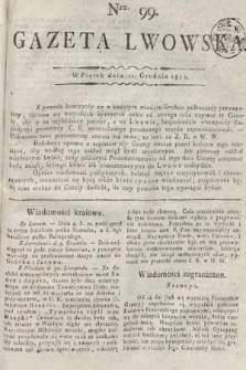 Gazeta Lwowska. 1812, nr 99