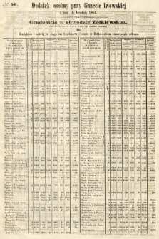 Dodatek Osobny przy Gazecie Lwowskiej. 1861, nr 46