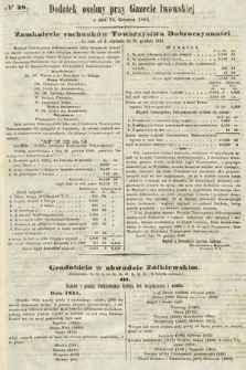 Dodatek Osobny przy Gazecie Lwowskiej. 1861, nr 48