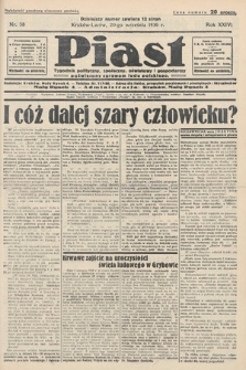 Piast : tygodnik polityczny, społeczny, oświatowy i gospodarczy, poświęcony sprawom ludu polskiego. 1936, nr 38
