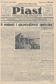 Piast : tygodnik polityczny, społeczny, oświatowy i gospodarczy, poświęcony sprawom ludu polskiego. 1936, nr 46