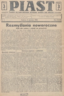 Piast : tygodnik społeczno-polityczny poświęcony sprawom ludu polskiego. 1946, nr 1