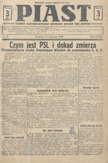 Piast : tygodnik społeczno-polityczny poświęcony sprawom ludu polskiego. 1946, nr 2