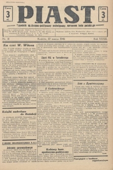 Piast : tygodnik społeczno-polityczny poświęcony sprawom ludu polskiego. 1946, nr 11