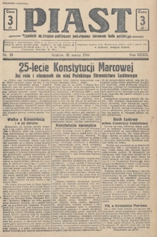Piast : tygodnik społeczno-polityczny poświęcony sprawom ludu polskiego. 1946, nr 13