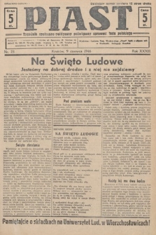 Piast : tygodnik społeczno-polityczny poświęcony sprawom ludu polskiego. 1946, nr 23