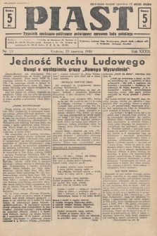 Piast : tygodnik społeczno-polityczny poświęcony sprawom ludu polskiego. 1946, nr 25