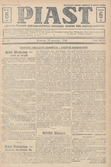 Piast : tygodnik społeczno-polityczny poświęcony sprawom ludu polskiego. 1946, nr 52