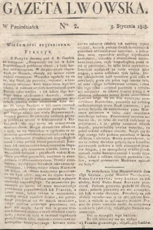 Gazeta Lwowska. 1818, nr 2