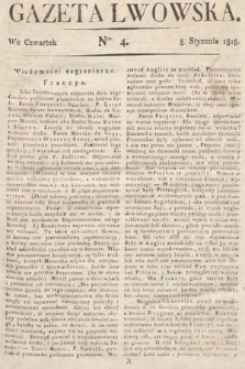 Gazeta Lwowska. 1818, nr 4