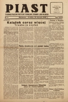 Piast : tygodnik społeczno-polityczny poświęcony sprawom ludu polskiego. 1949, nr 5