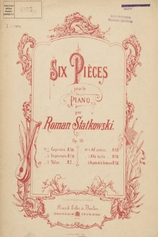 Six pièces : pour le piano. Op. 16 no. 1, Capriccio