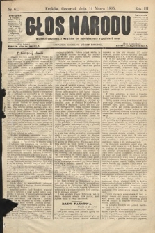 Głos Narodu. 1895, nr 61