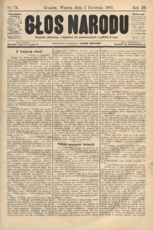 Głos Narodu. 1895, nr 76