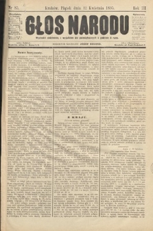 Głos Narodu. 1895, nr 85