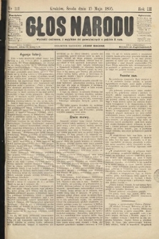 Głos Narodu. 1895, nr 111