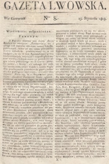 Gazeta Lwowska. 1818, nr 8