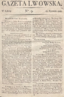 Gazeta Lwowska. 1818, nr 9