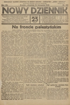 Nowy Dziennik. 1929, nr 315