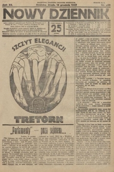 Nowy Dziennik. 1929, nr 339