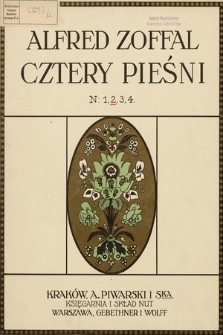 Cztery pieśni : na 1 głos z towarzyszeniem fortepianu. 2, Długi wieczór