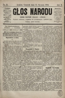 Głos Narodu : dziennik polityczny, społeczny i literacki. 1894, nr 19
