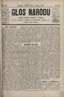 Głos Narodu : dziennik polityczny, społeczny i literacki. 1894, nr 110