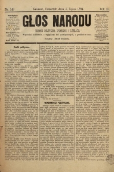 Głos Narodu : dziennik polityczny, społeczny i literacki. 1894, nr 149