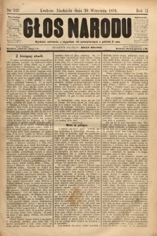 Głos Narodu. 1894, nr 222