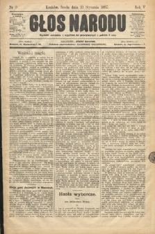 Głos Narodu. 1897, nr 9