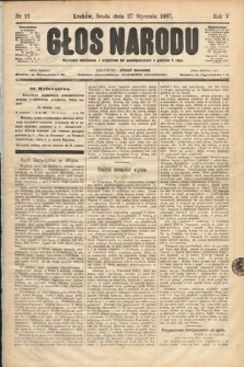 Głos Narodu. 1897, nr 21