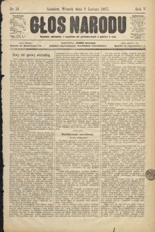 Głos Narodu. 1897, nr 31
