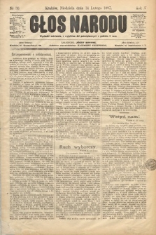 Głos Narodu. 1897, nr 36