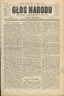 Głos Narodu. 1897, nr 38