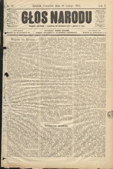 Głos Narodu. 1897, nr 39