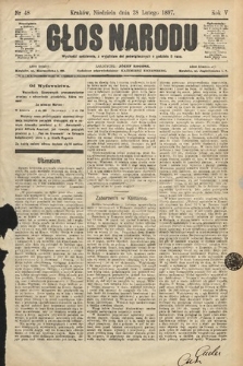 Głos Narodu. 1897, nr 48