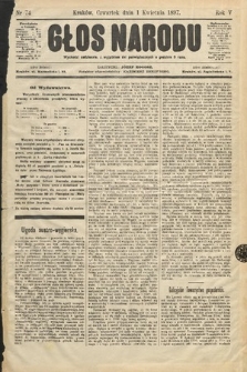 Głos Narodu. 1897, nr 74