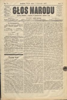 Głos Narodu. 1897, nr 79
